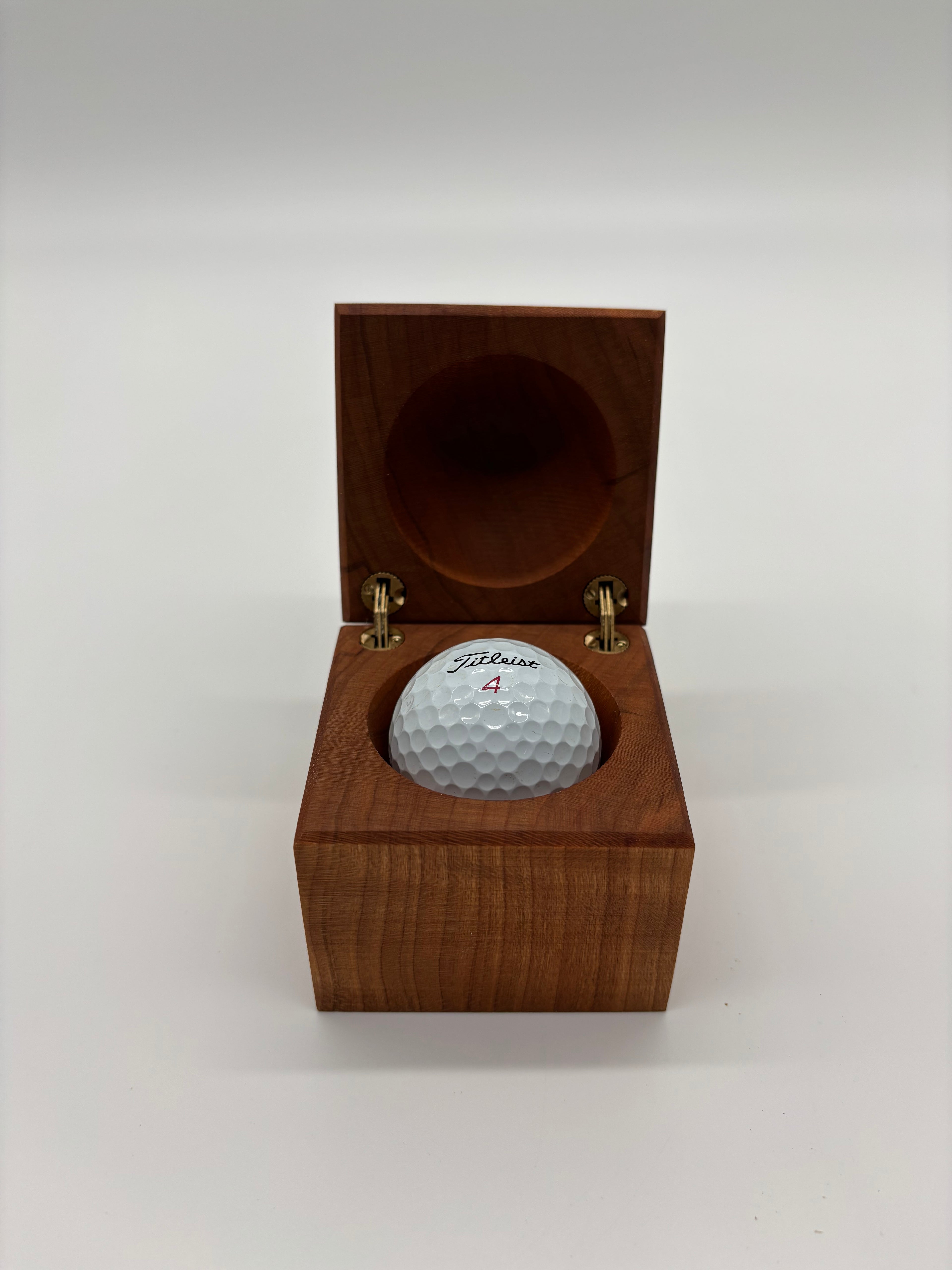 Cherry Wood Hole-In-One Box