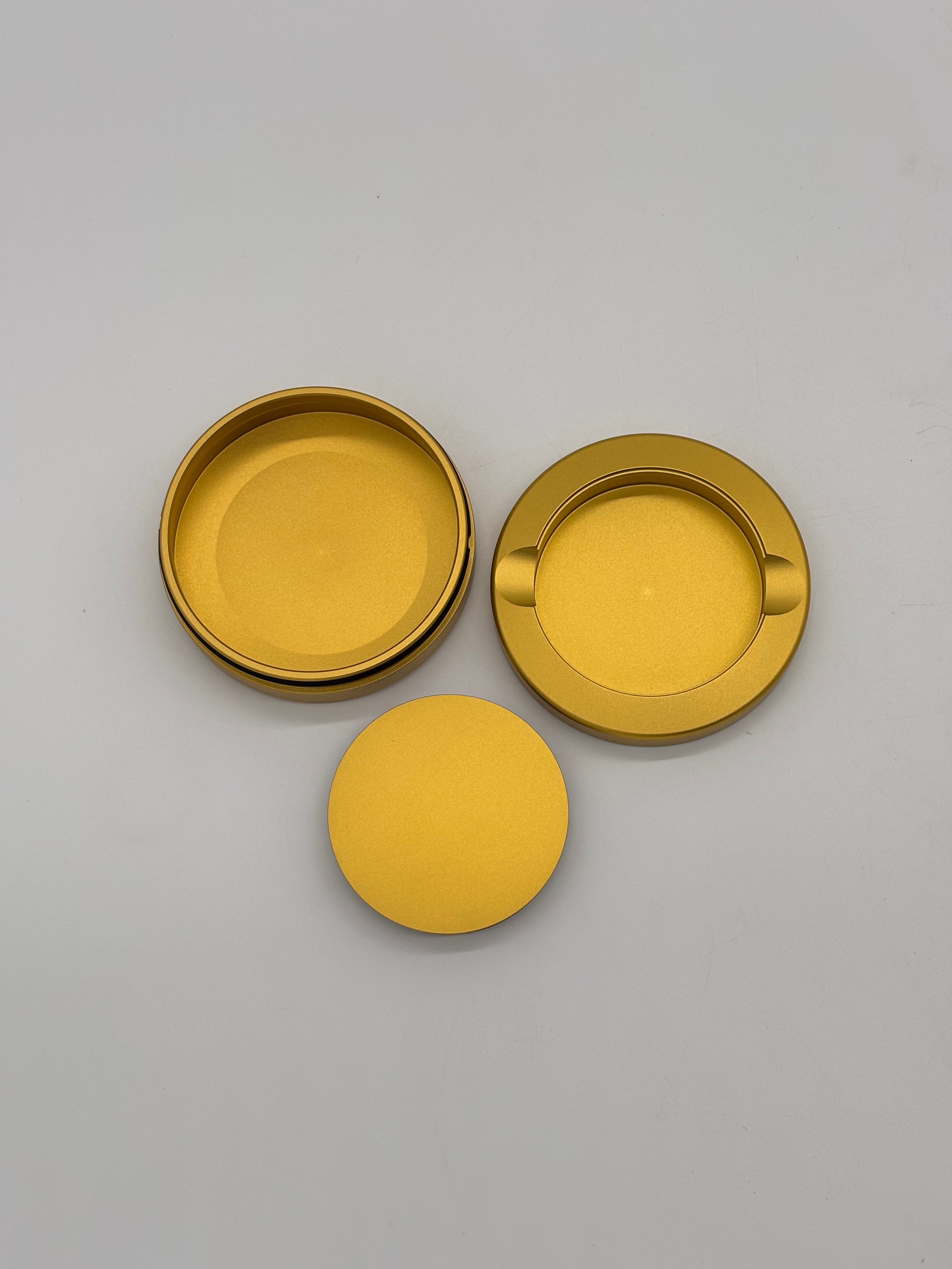 Standard Nicotine Pouch Tin Gold 